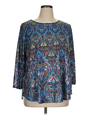 Ruby Rd. 3/4 Sleeve Blouse (view 1)