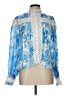 Dee Dee Blue Long Sleeve Blouse Size L - photo 1