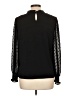 Adrianna Papell Black Long Sleeve Blouse Size L - photo 2