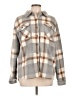 Sage Collective 100% Polyester Plaid Gray Jacket Size L - photo 1