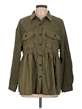 Emery Rose 3/4 Sleeve Button Down Shirt