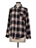 Lucky Brand Plaid Brown Long Sleeve Button-Down Shirt Size M - photo 1