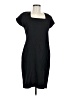 Gillian Solid Black Casual Dress Size 8 - photo 1