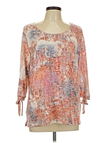 Christopher & Banks 3/4 Sleeve Blouse (view 1)