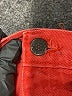 Unbranded 100% Cotton Red Denim Shorts Size 37 waist - photo 3