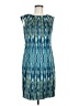 Alyx Print Blue Cocktail Dress Size 8 - photo 1