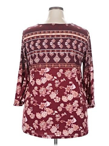 Signature Studio 3/4 Sleeve Blouse (view 2)