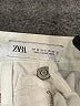 Zara Solid Ivory Khaki Shorts Size 0 - photo 3