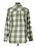 True Craft Checkered-gingham Green Long Sleeve Button-Down Shirt Size L - photo 2