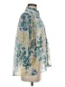Jodifl Floral Blue 3/4 Sleeve Blouse Size S - photo 4