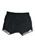 Athleta 100% Polyester Black Athletic Shorts Size S - photo 1