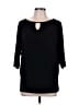 Clara Sun Woo Black 3/4 Sleeve Top Size L - photo 1