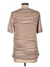 Ann Taylor LOFT Tan Short Sleeve Top Size L - photo 2