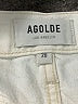 AGOLDE Ivory Denim Shorts Size 28 waist - photo 3