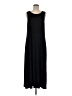 Heartstring Solid Black Casual Dress Size M - photo 1