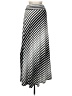 Bobeau Chevron-herringbone Silver Formal Skirt Size M - photo 2