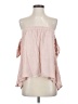 B.L.Q. Pink Sleeveless Blouse Size 1 - photo 1