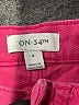 On 34th Solid Pink Denim Shorts Size 4 - photo 3