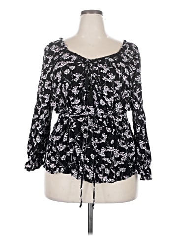 American Rag Cie 3/4 Sleeve Blouse (view 1)