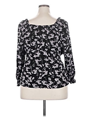 American Rag Cie 3/4 Sleeve Blouse (view 2)