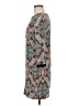 J.Crew 100% Silk Paisley Blue Casual Dress Size 2 - photo 5