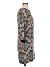 J.Crew 100% Silk Paisley Blue Casual Dress Size 2 - photo 4