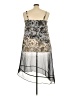 Lane Bryant 100% Polyester Graphic Silver Cocktail Dress Size 18 - 20 Plus - photo 2