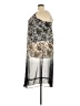 Lane Bryant 100% Polyester Graphic Silver Cocktail Dress Size 18 - 20 Plus - photo 5