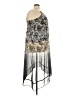 Lane Bryant 100% Polyester Graphic Silver Cocktail Dress Size 18 - 20 Plus - photo 4
