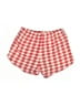 Unbranded Checkered-gingham Red Shorts Size 5T - photo 2