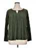 Faded Glory Green Long Sleeve Blouse Size XL - photo 1