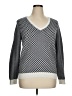 Tommy Hilfiger Polka Dots Gray Pullover Sweater Size XL - photo 1