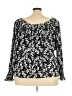 G by Giuliana Rancic 100% Polyester Silver Long Sleeve Blouse Size 2X - photo 2