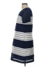 Beige by ECI Stripes Blue Casual Dress Size L - photo 5