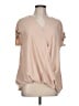 Unbranded Tan Short Sleeve Blouse Size L - photo 1