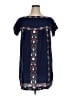 Sophie Max Blue Short Sleeve Blouse Size XL - photo 1