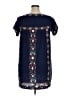 Sophie Max Blue Short Sleeve Blouse Size XL - photo 2