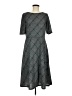 Sandra Darren Argyle Gray Casual Dress Size 12 - photo 1