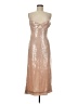 Bardot Metallic Tan Cocktail Dress Size 6 - photo 1