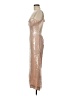 Bardot Metallic Tan Cocktail Dress Size 6 - photo 5