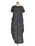 Unbranded Print Blue Casual Dress Size 2X - photo 1