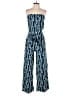 Escapada Graphic Blue Jumpsuit Size XS - photo 1