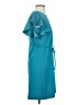 Calvin Klein Solid Teal Casual Dress Size 4 - photo 4