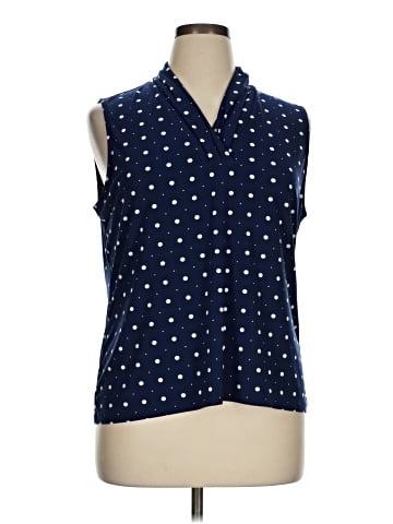 Anne Klein Sleeveless Blouse (view 1)