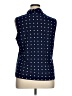 Anne Klein Polka Dots Blue Sleeveless Blouse Size XL - photo 2