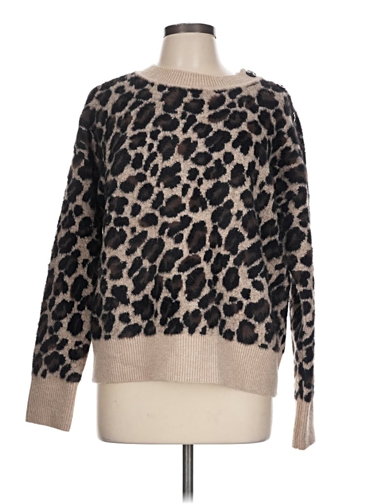 Pre-owned Ann Taylor Pullover Sweater In Tan