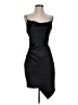 Aqua Solid Black Cocktail Dress Size S - photo 1