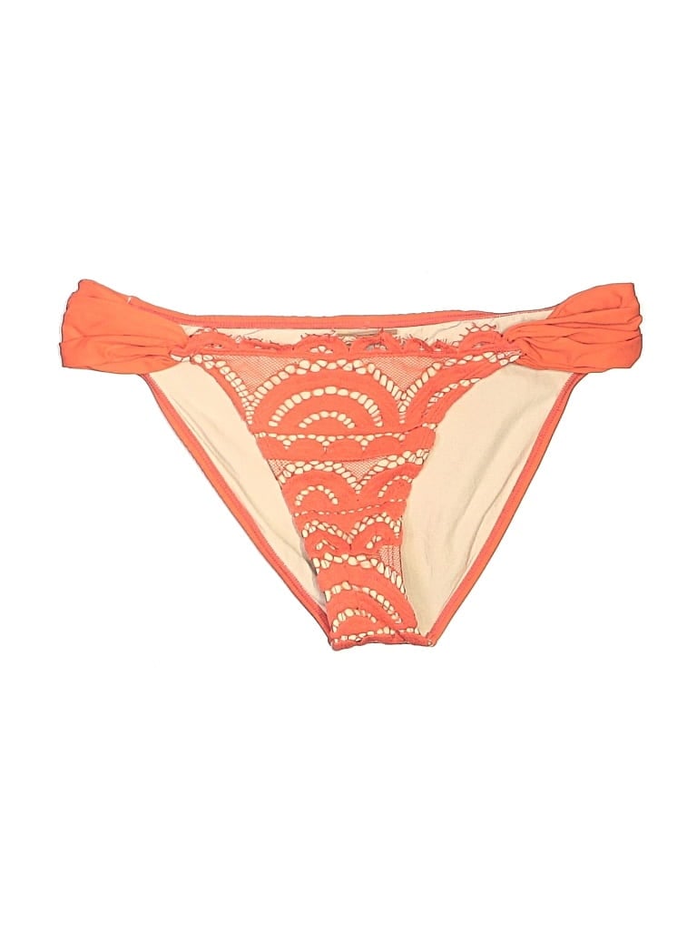 Pre-owned Pilyq Swimsuit Bottoms In Orange