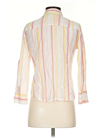 New York & Company 3/4 Sleeve Button-Down Shirt (view 2)