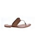 Charles by Charles David 100% Leather Brown Flip Flops Size 9 1/2 - photo 1